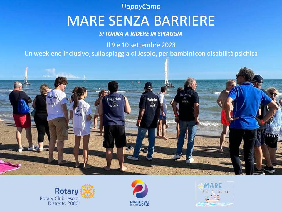 9-10 settembre: HappyCamp Mare Senza Barriere 2023