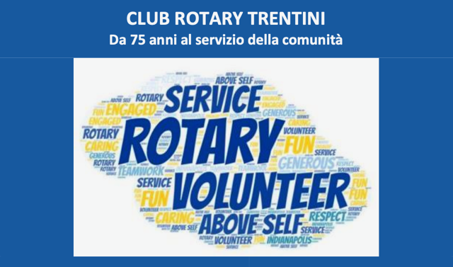 Rotary Trentini: APPUNTAMENTO AL 9 NOVEMBRE